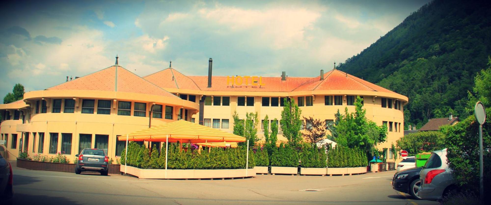 Hotel Restaurant La Porte D'Octodure Martigny Εξωτερικό φωτογραφία