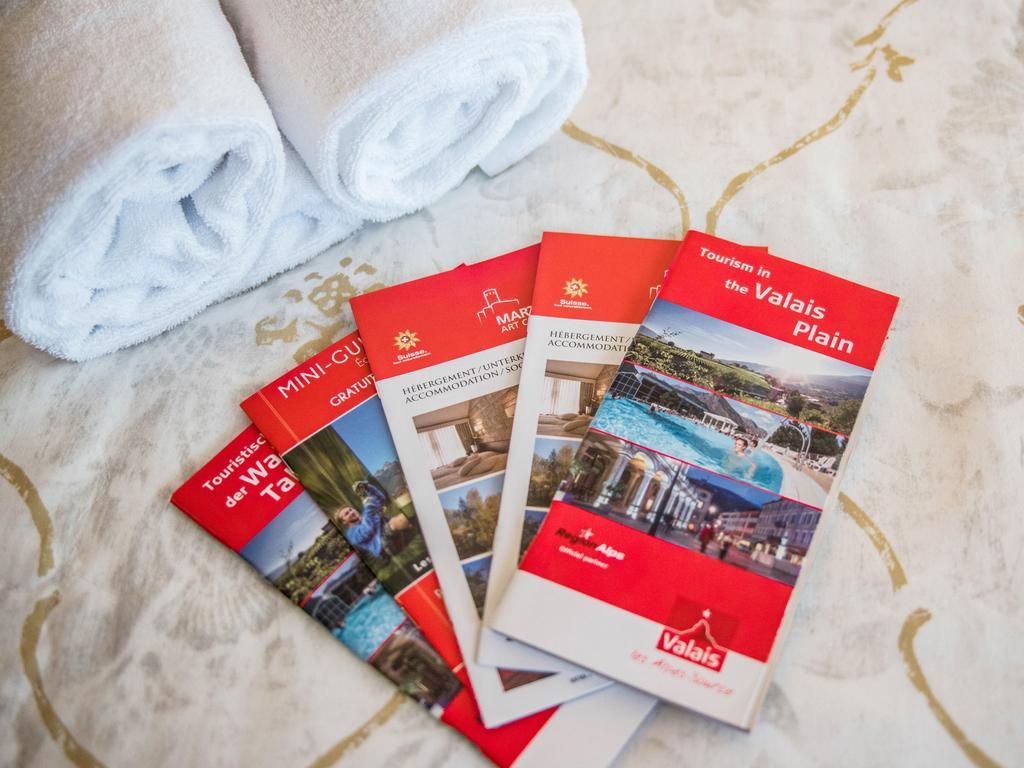 Hotel Restaurant La Porte D'Octodure Martigny Εξωτερικό φωτογραφία